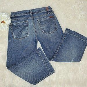 7 For All Mankind Dojo Capri Women's Sz 27